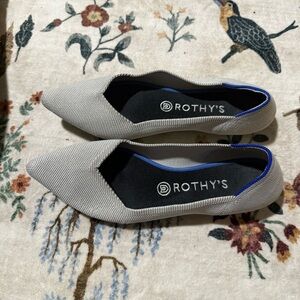 Rothy's Gray and Blue Women's Flats
